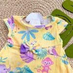 Verão 24/25 - Vestido Savana com Laço - Amarelo