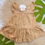 Verão 24/25 - Vestido Regatinha Corações - Caramelo