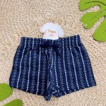 Verão 24/25 - Blusa Cupcakes e Short Corações - Azul Marinho e Branco