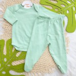 Conjunto Basic longa Verde Menta