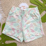 Verão 24/25 - Conj. Regata com Babado em Tule e Short - Verde