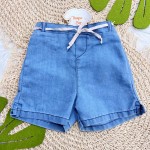 Verão 24/25 - Conj. Body Quadriculado e Short - Laranja e Azul