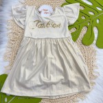 Verão 24/25 - Vestido Fashion Dourado