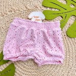 Verão 24/25 - Conj. Batinha com Paetê e Short em Lase - Branco e Rosa