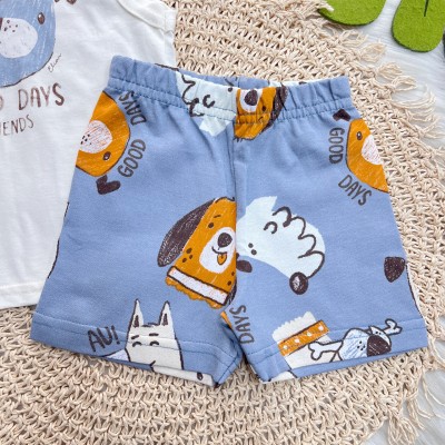 Conj. Regata Good Days Friends e Bermuda - Azul Jeans