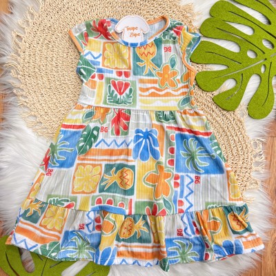 Vestido Tropical Colorido