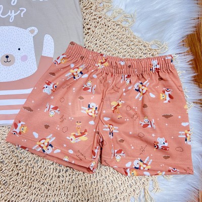 Pijama Ready to Fly e Short Safari - Areia