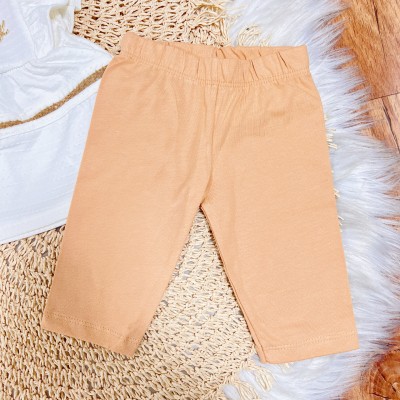 Conj. Batinha e Calça Legging - Off White e Caramelo