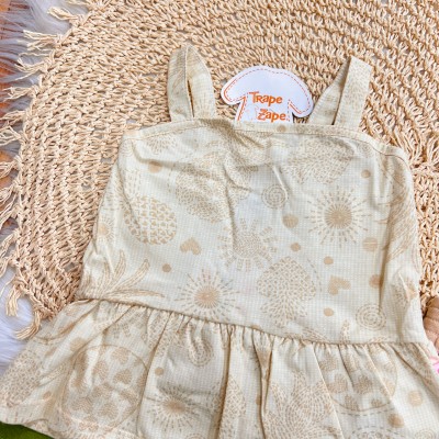 Conj. Regatinha Solzinhos e Short - Areia