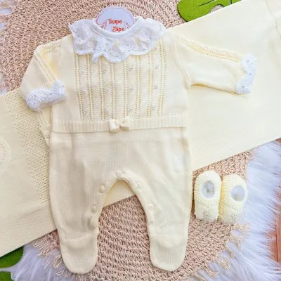 Saída de Maternidade Erica - Amarelo