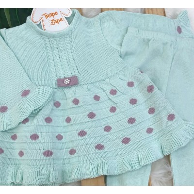 22/01   Vestido de Linha e Calca - Catarina - Verde agua e Lilas