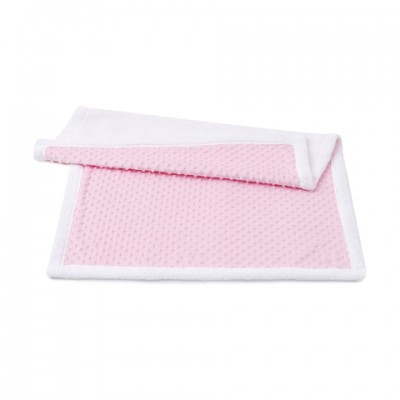 Manta de Microfibra pipoquinha- Rosa