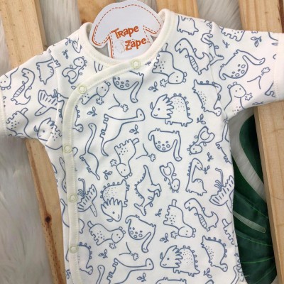 Body kimono M/c Dino Azul Jeans