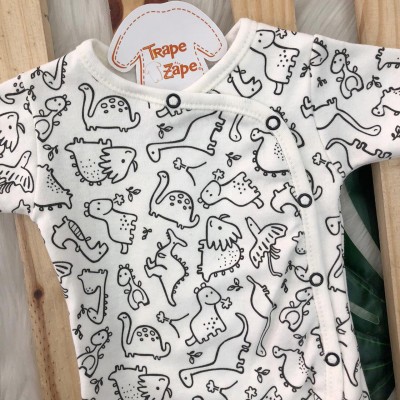 Body kimono M/c Dino Off e preto