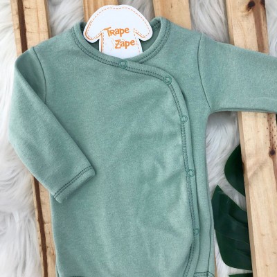 kimono M/l Verde Liso