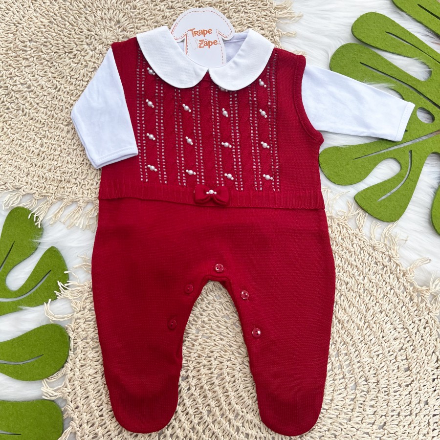 Macacão de Linha Antonela - Vermelho
