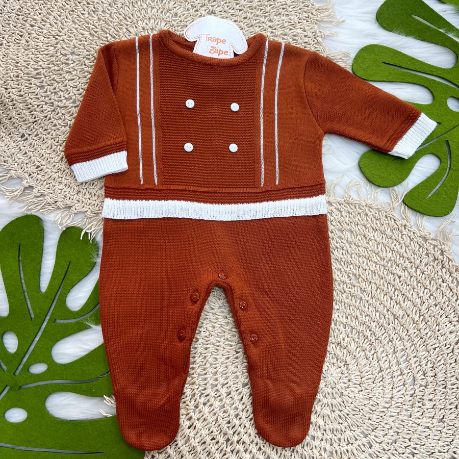 Macacão de linha Botoes - Ferrugem