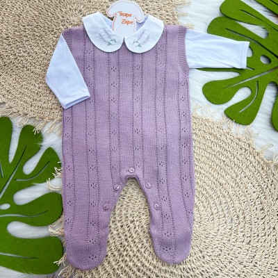 Macacão de Linha Lavanda - Lilás