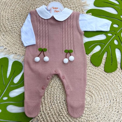Macacão de Linha Salopete Cerejinha - Rosê