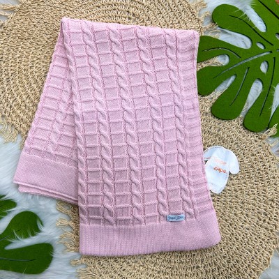 Saída de Maternidade - Ivone Flores Salopete - Off White e Rosa