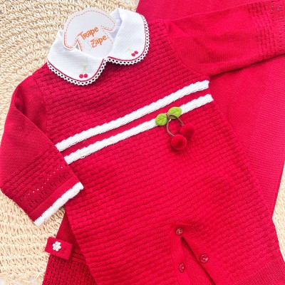 Saída de Maternidade Cerejinha - Vermelho