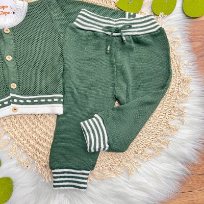 Conj de linha tijolinho- verde militar 