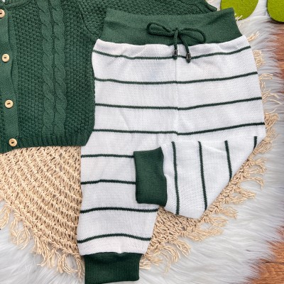 Conjunto de Linha - Verde Militar Trança