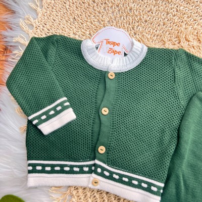 Conj de linha tijolinho- verde militar 