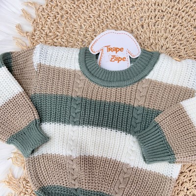 Conjunto Casaco de Linha e Calça Canelada - Verde