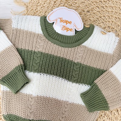 Conjunto Casaco de Linha e Calça Canelada - Verde Oliva