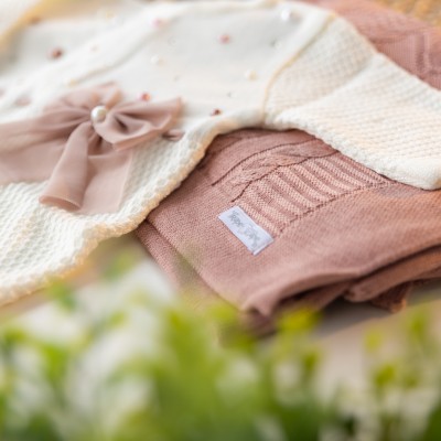 Saída de maternidade Céu estrelado BRANCO e rose