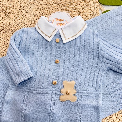 Saída de Maternidade Joaquim - Azul bebe