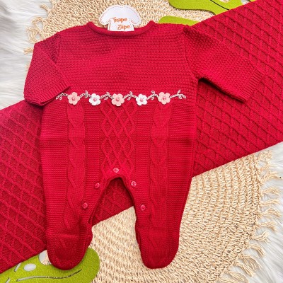  Saída de Maternidade Clara - Vermelho