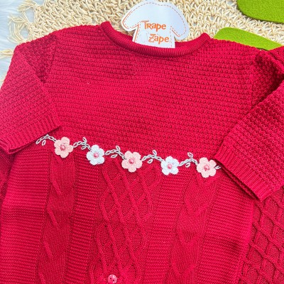 Saída de Maternidade Clara - Vermelho