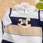 Saída de Maternidade Felipe- Azul marinho e bege