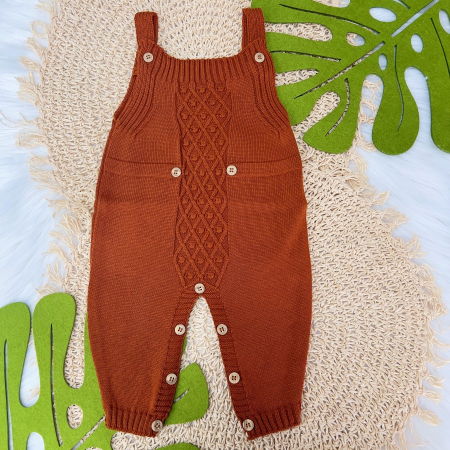 Jardineira de Linha Botão - Ferrugem