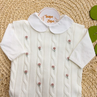  Macacão de Linha Salopete Ivone - Off White