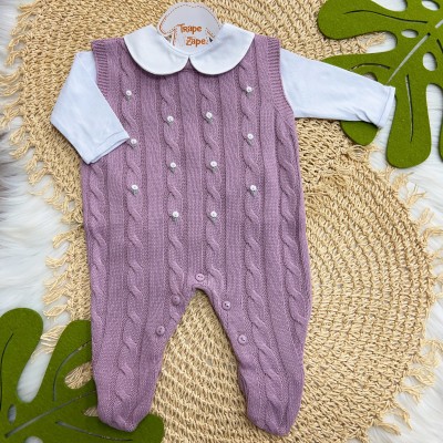   Macacão de Linha Salopete Ivone - Lilás