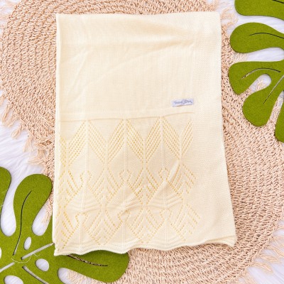 Manta de linha Renda Amarela