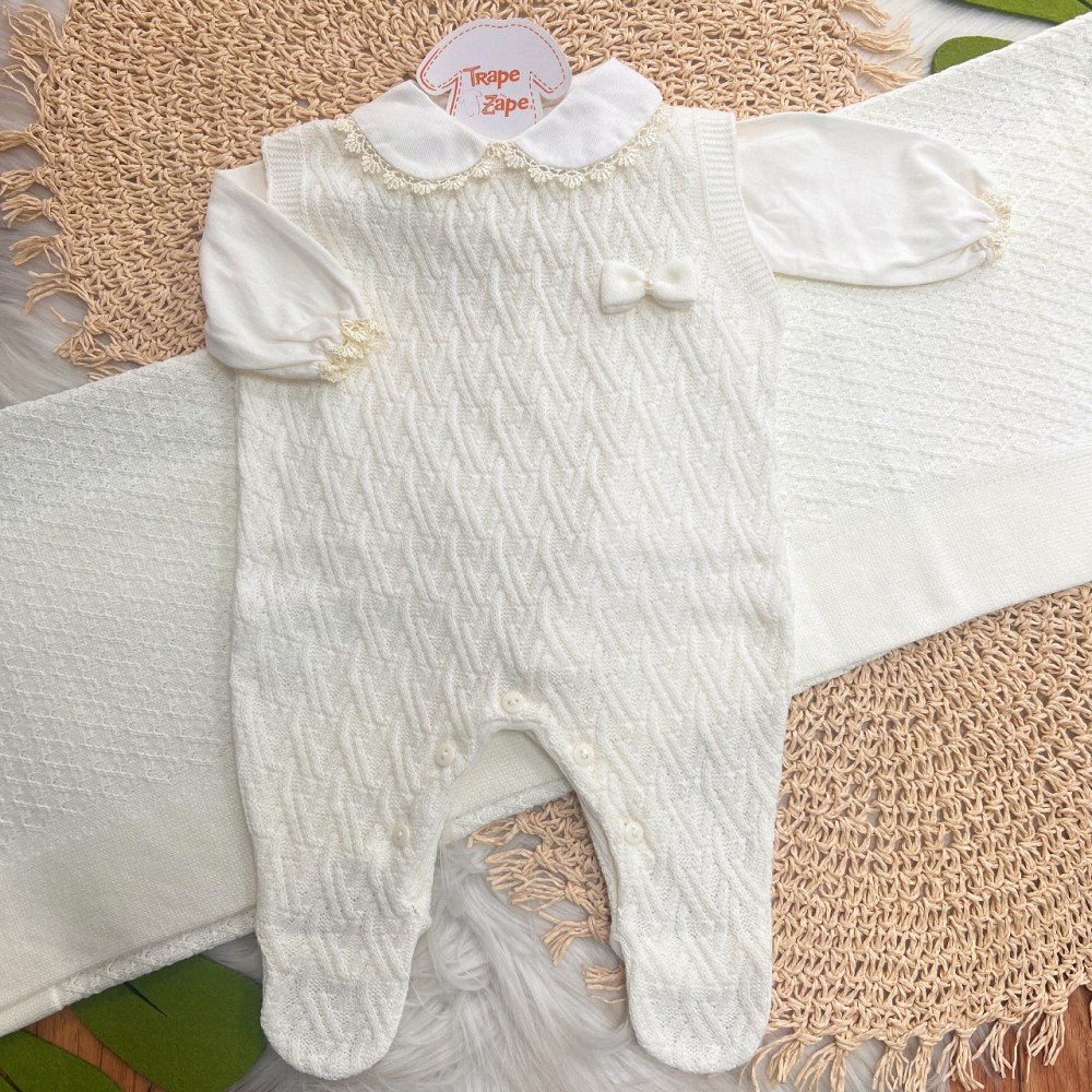 Saída de Maternidade Alexia - Off White