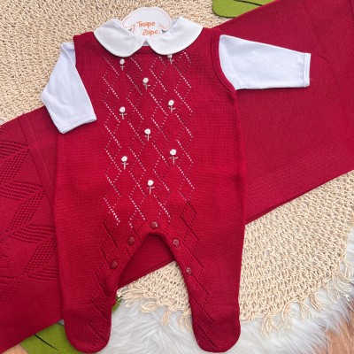 Saída de Maternidade Ivone - Vermelho