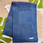 Saída de Maternidade Thommy - Azul Jeans e Bege
