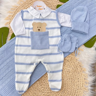  Saída de Maternidade Theodoro Azul bebe