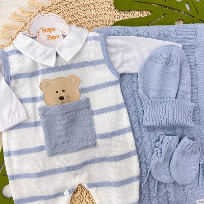  Saída de Maternidade Theodoro Azul bebe