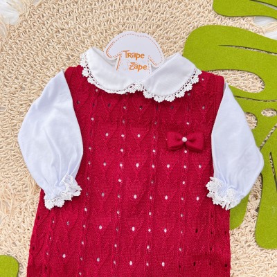 Macacão de Linha Alana Vermelho 