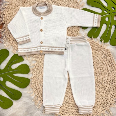 Conj de linha tijolinho- branco com areia