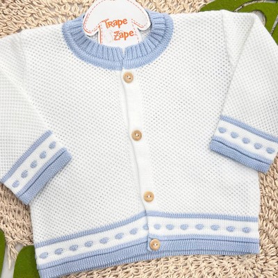 Conj de Linha Tijolinho - Azul com Branco Conj de Linha Tijolinho - Azul com Branco