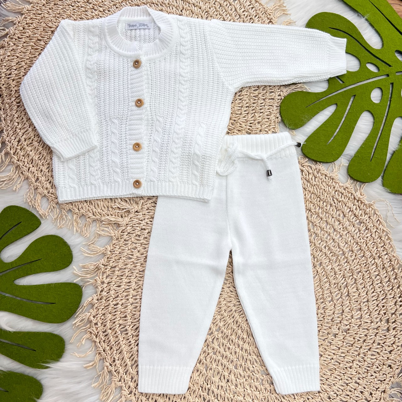 Conj de Linha Ponto Alto Liso BRANCO