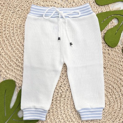 Conj de Linha Tijolinho - Azul com Branco Conj de Linha Tijolinho - Azul com Branco