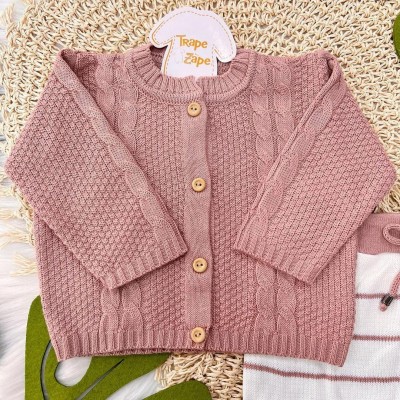 Conj de linha Trança rose